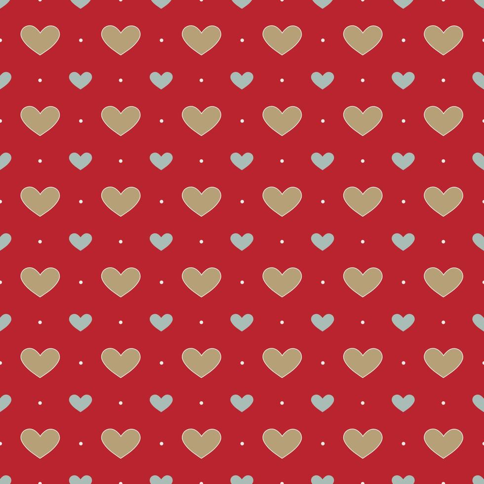 Cute heart seamless pattern vector on red background, christmas wallpaper,  digital paper used for computer graphic, craft card, gift wrapping paper  and more 11380041 Vector Art at Vecteezy