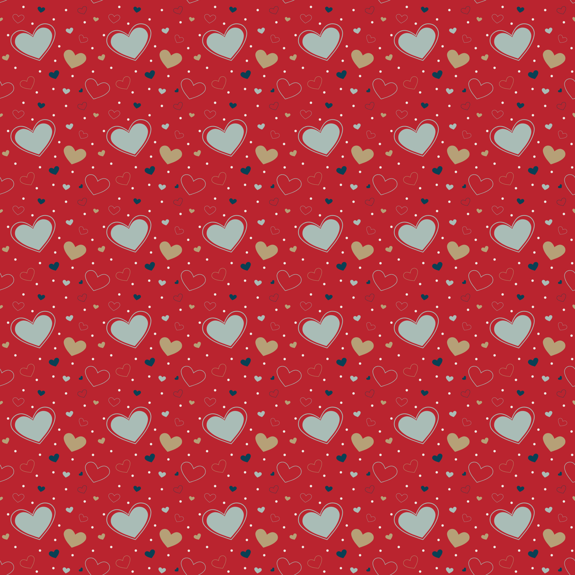 Cute heart seamless pattern vector on red background, christmas wallpaper,  digital paper used for computer graphic, craft card, gift wrapping paper  and more 11380043 Vector Art at Vecteezy