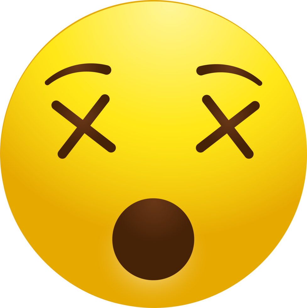 rädd emoji tecknad serie ansikte png