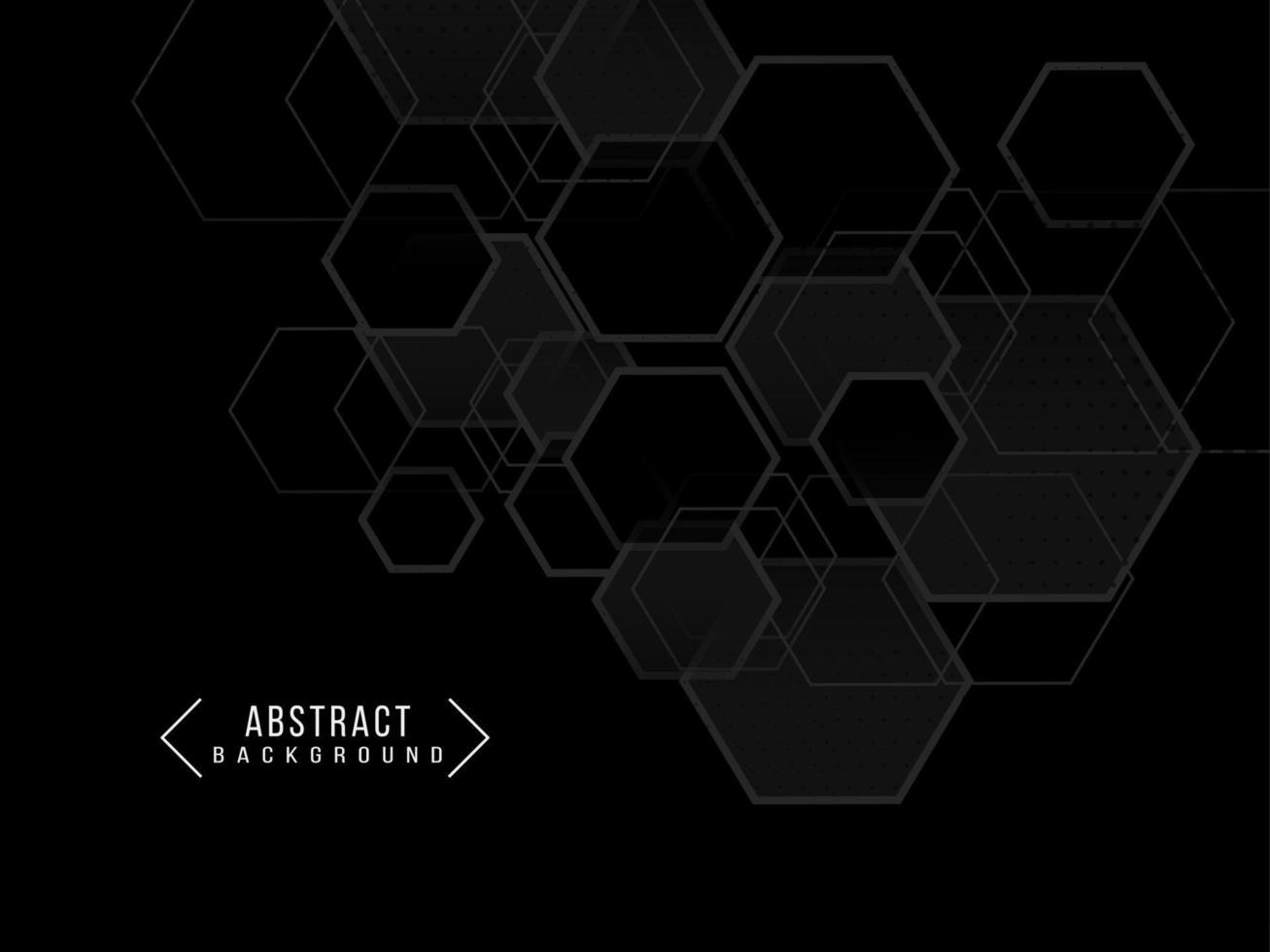 Dark geometric black abstract background elegent design pattern vector
