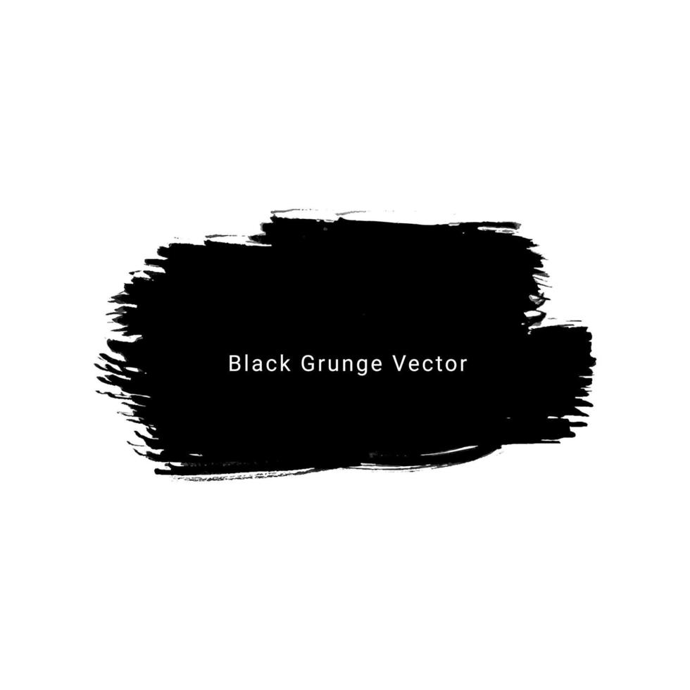 black grunge handpaint watercolor texture background pattern vector