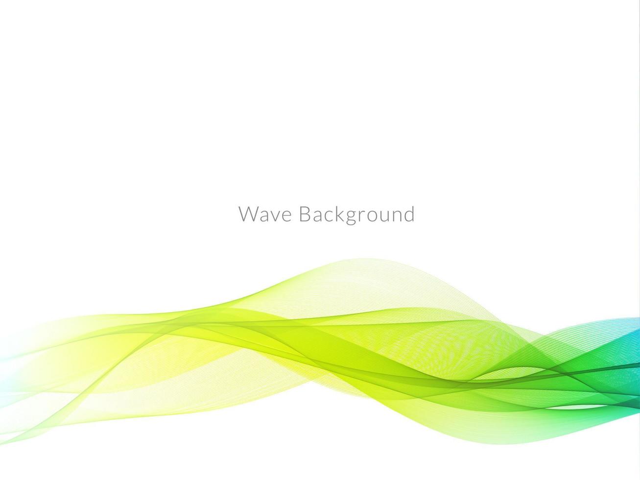 colorful wave style smooth modern background vector