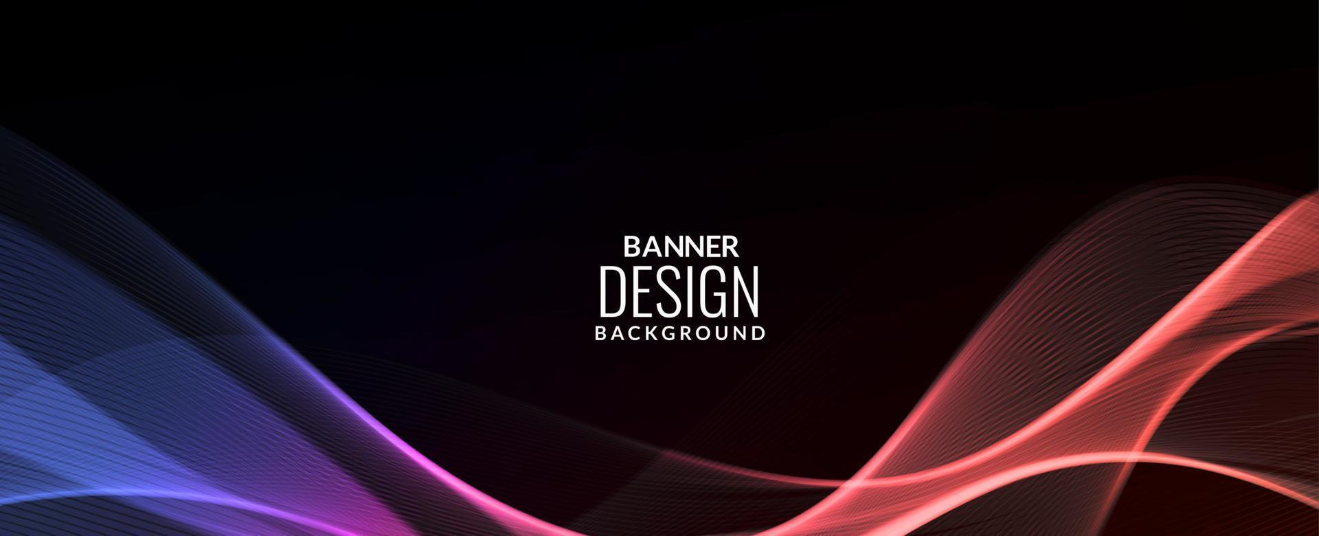 Abstract background modern elegant colorful banner background vector