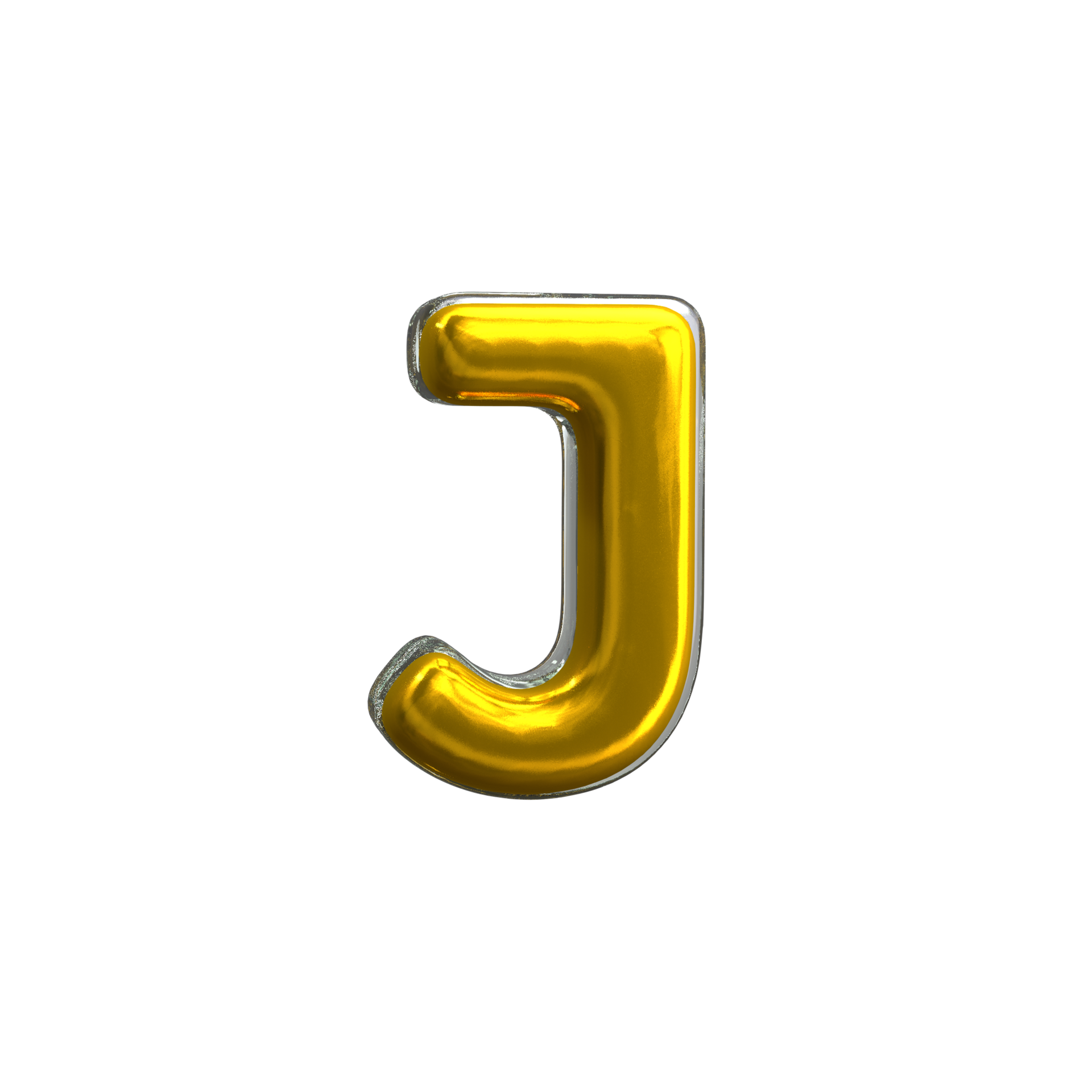 Mental Yellow Letter J 3D Render 11380466 PNG mental-yellow-letter-j-3d-render-11380466-png