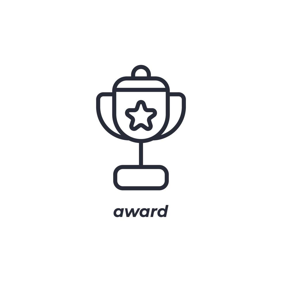 award line icon. linear style sign for mobile concept and web design. Outline vector icon. Symbol, logo illustration. Vector graphics