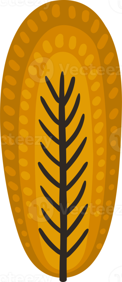 Autumn tree. Illustration png