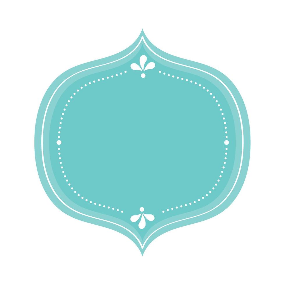blue label design vector