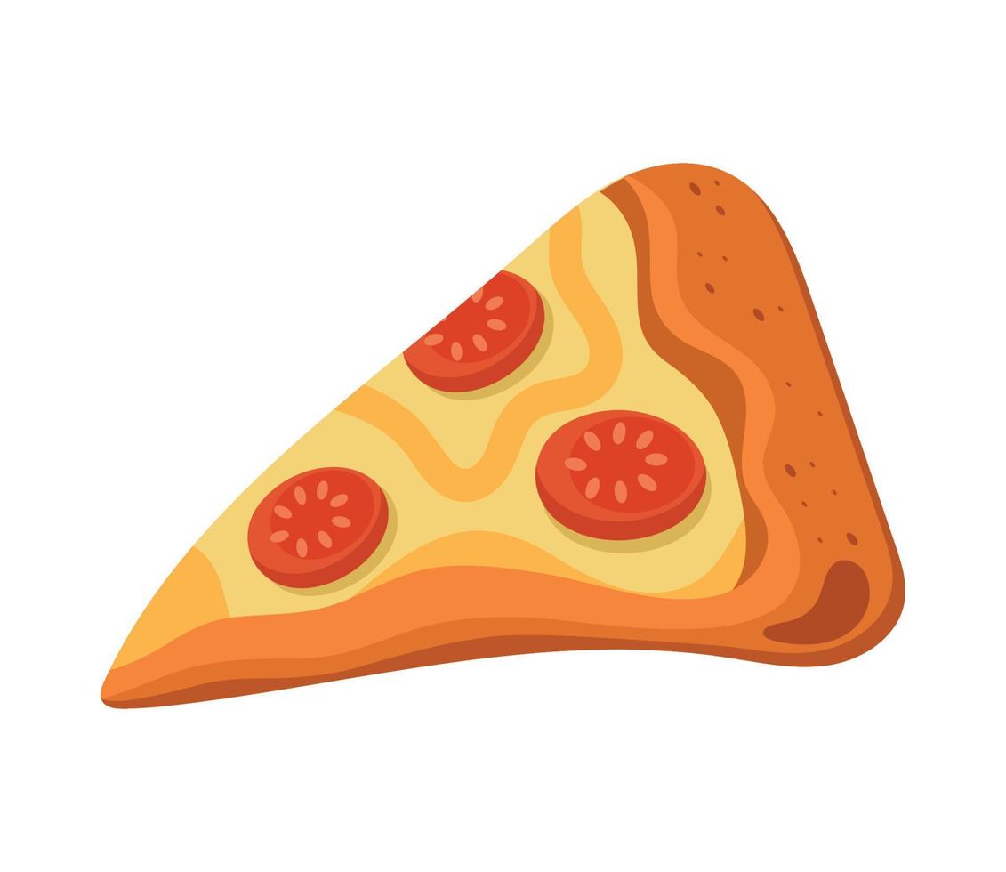 pizza fast food vector