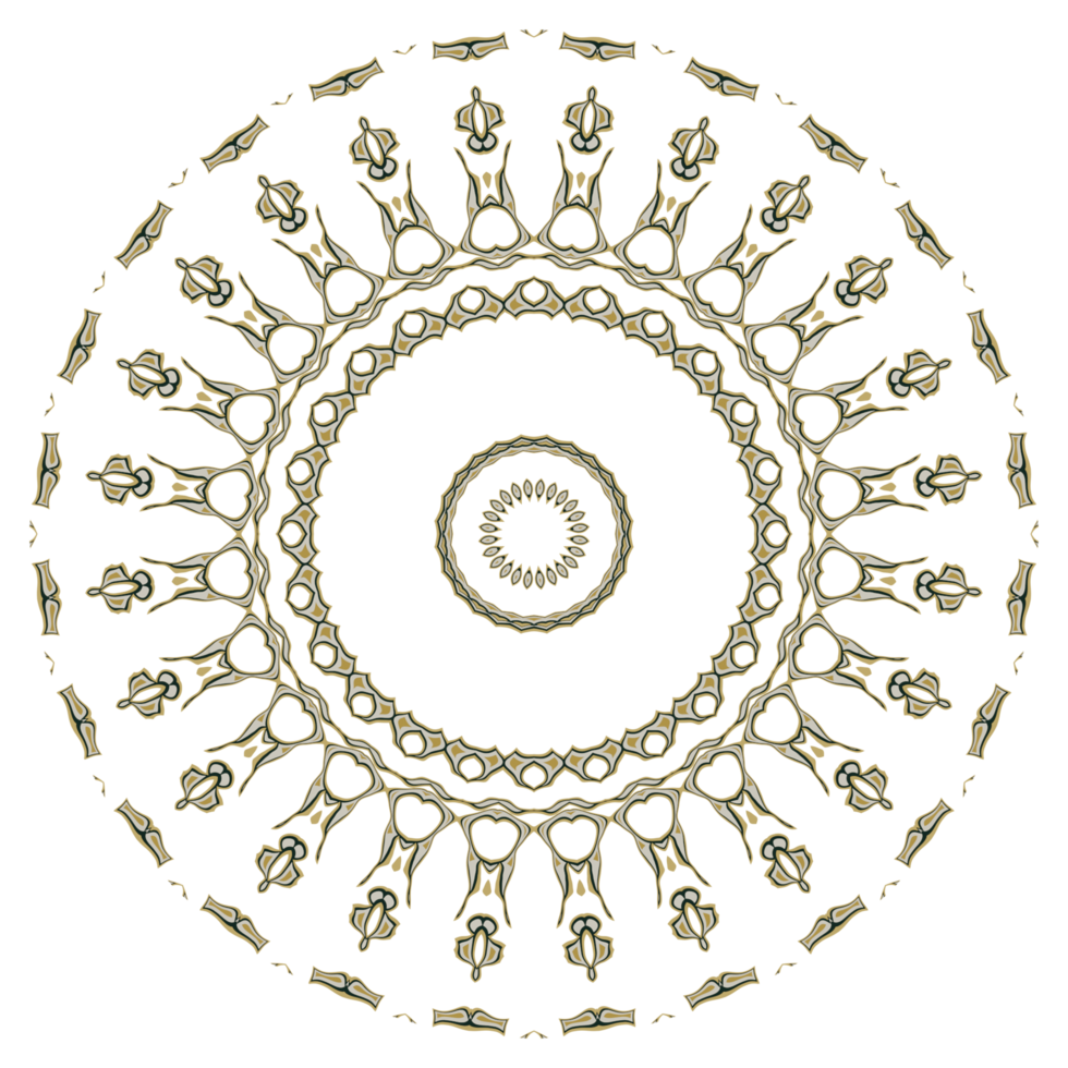 mandala astratto modello ornamento png