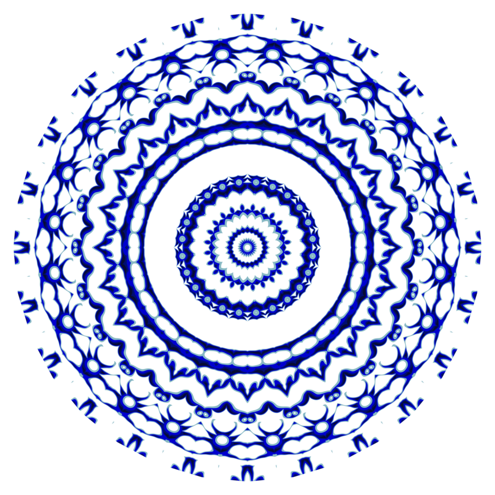 décoration motif mandala png