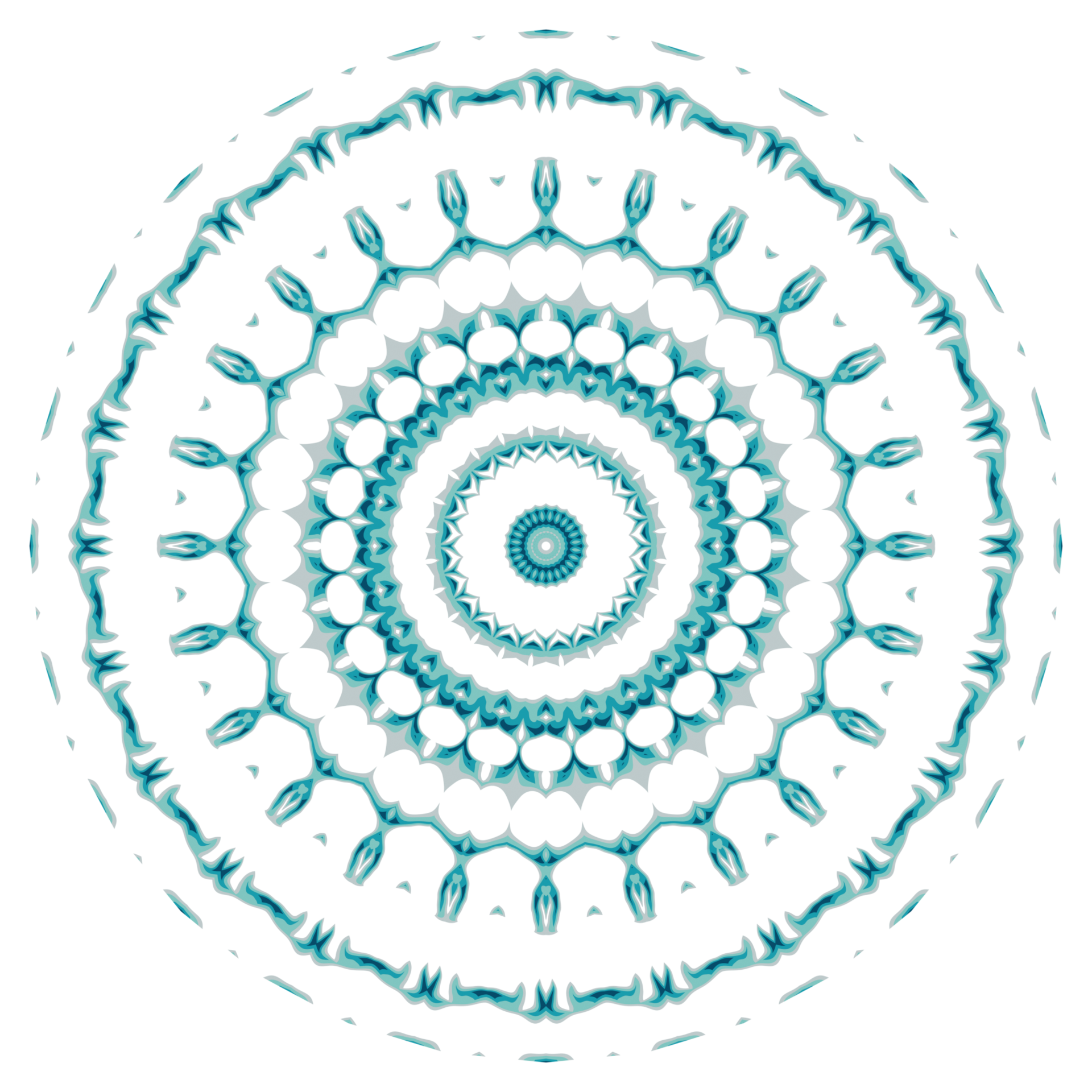 Circular pattern in the form of a mandala 11380846 PNG