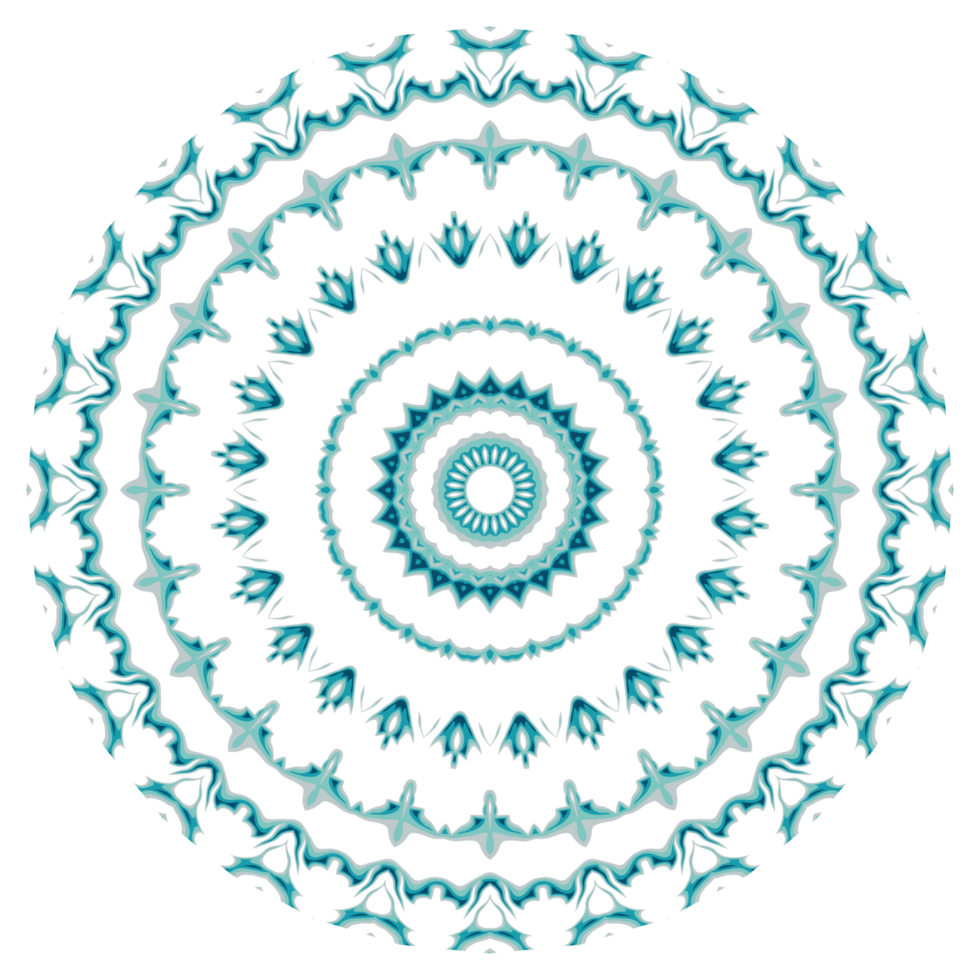 Circular pattern in the form of a mandala png