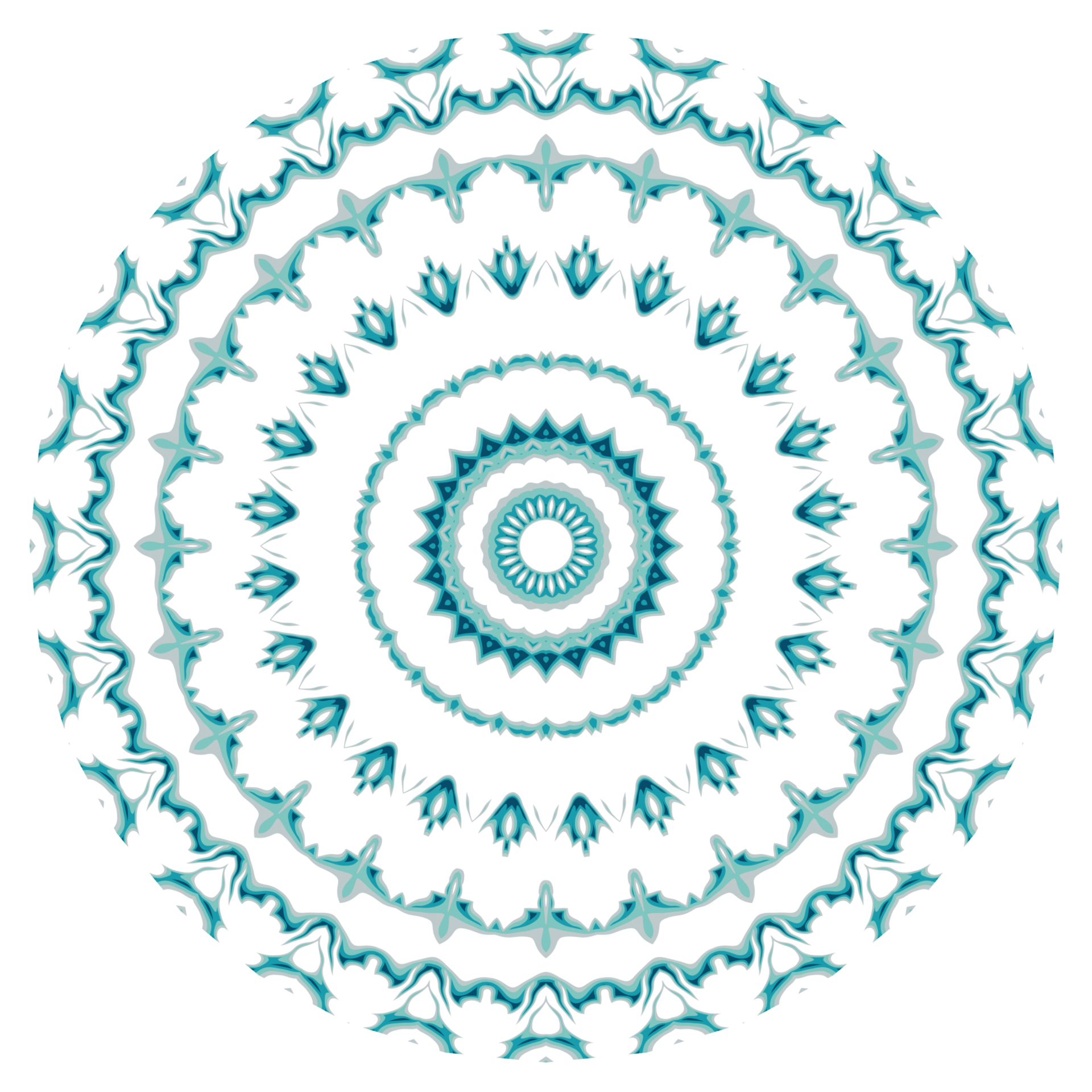 Circular pattern in the form of a mandala 11380853 PNG