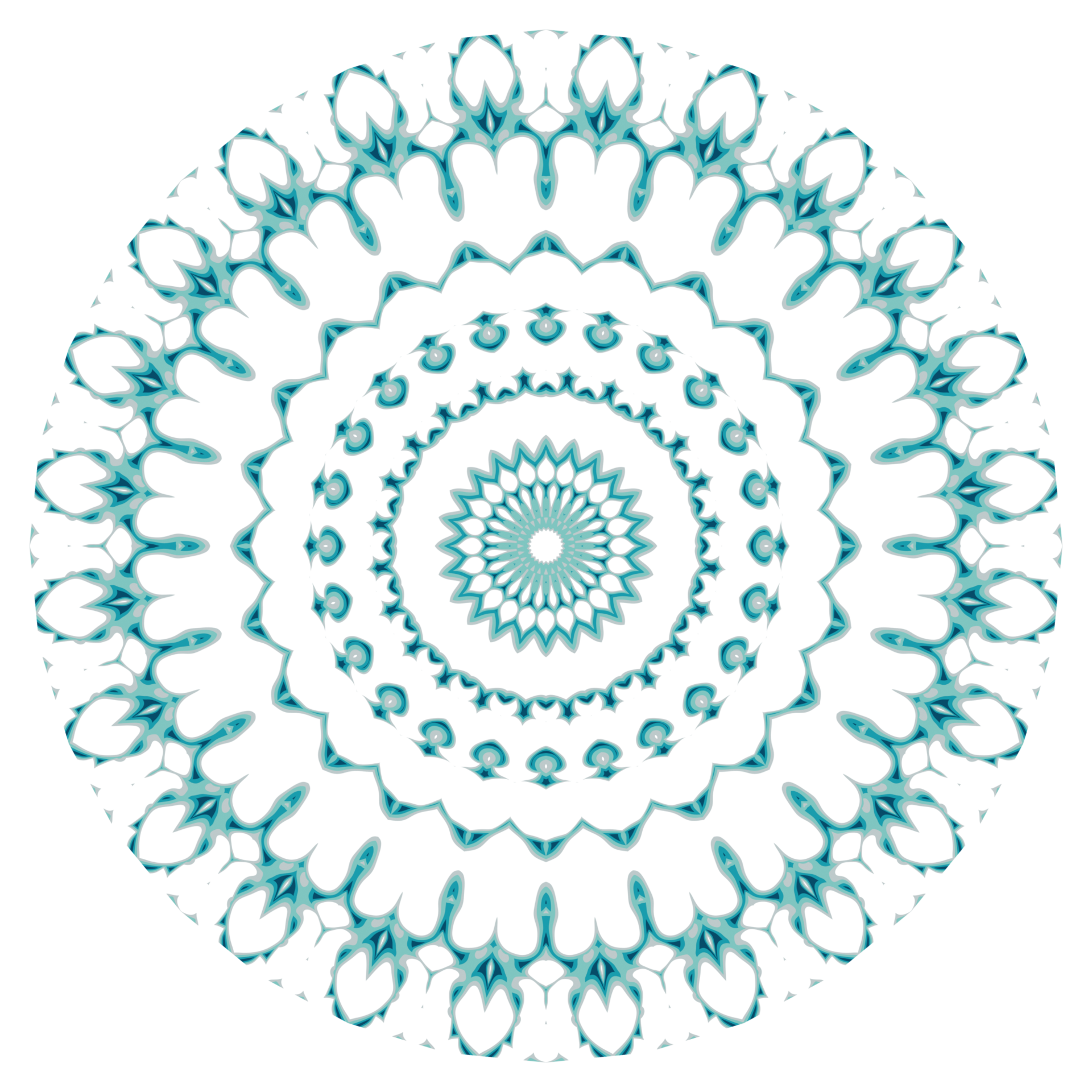 Circular pattern in the form of a mandala 11380999 PNG