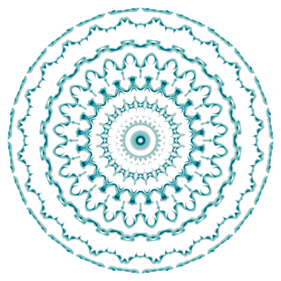 Circular pattern in the form of a mandala png