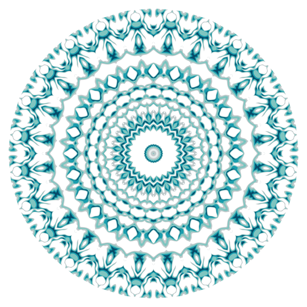 Circular pattern in the form of a mandala png