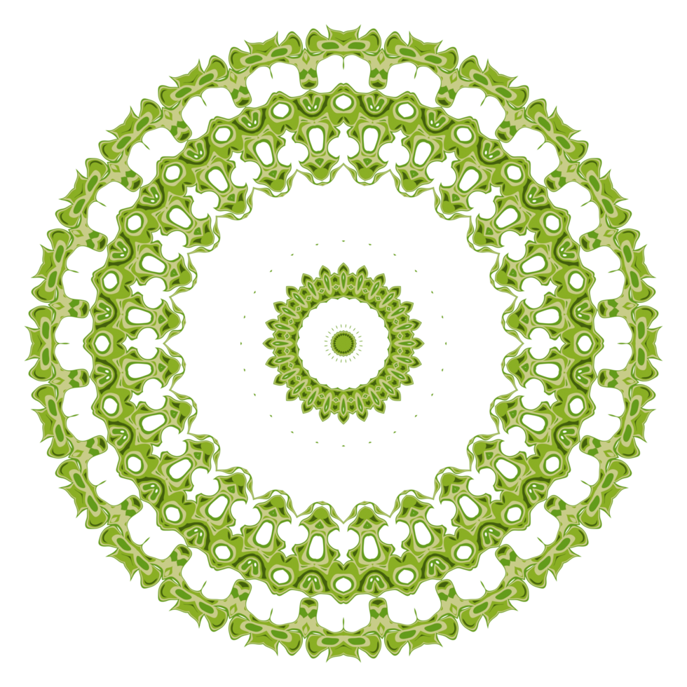 abstrakt mandala mönster prydnad png