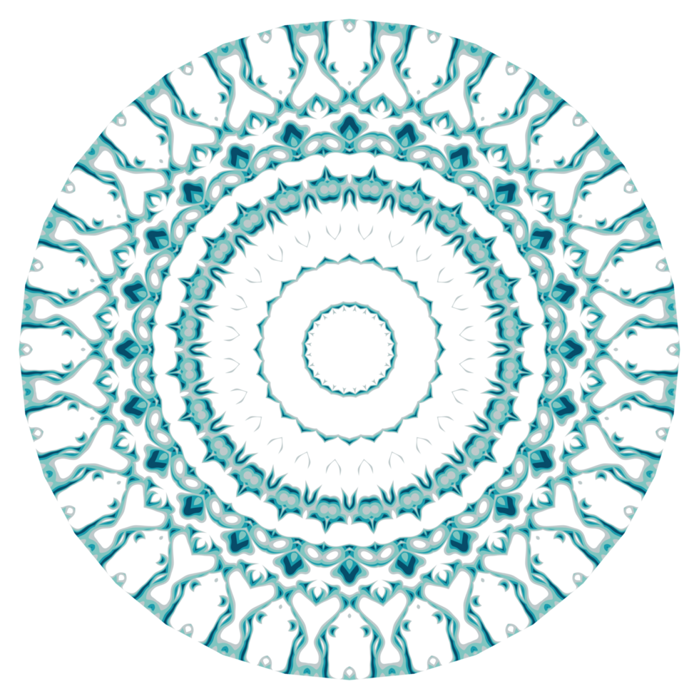 Circular pattern in the form of a mandala png