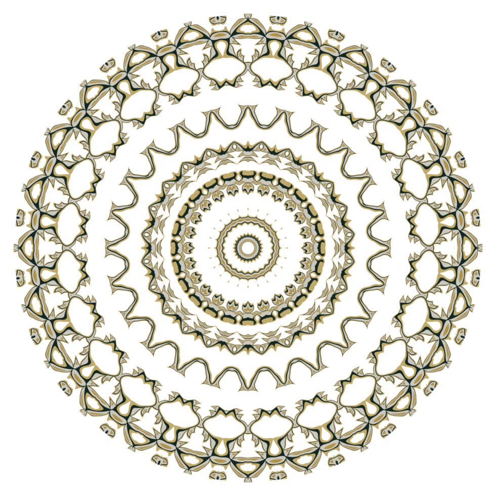 Mandala abstract pattern ornament png