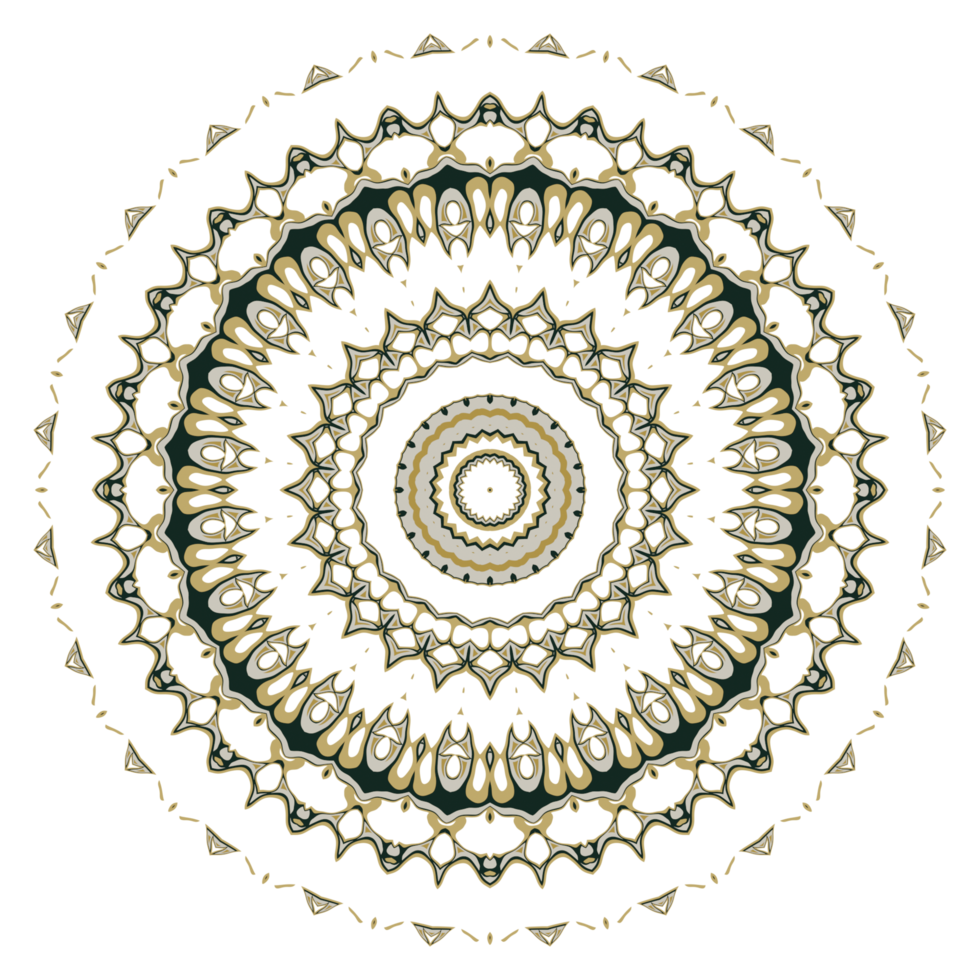 mandala abstrakt mönster prydnad png