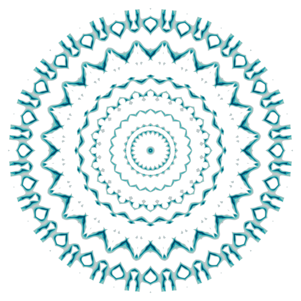 Circular pattern in the form of a mandala png