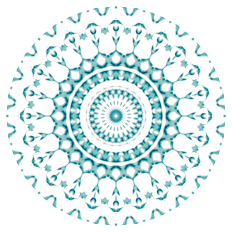 Circular pattern in the form of a mandala png