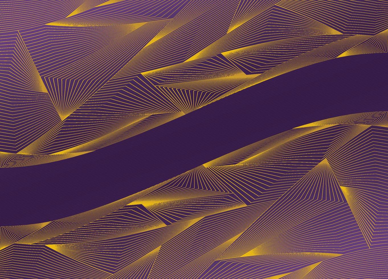 fondo de líneas geométricas de maqueta dorada para diseño gráfico creativo creativo vector