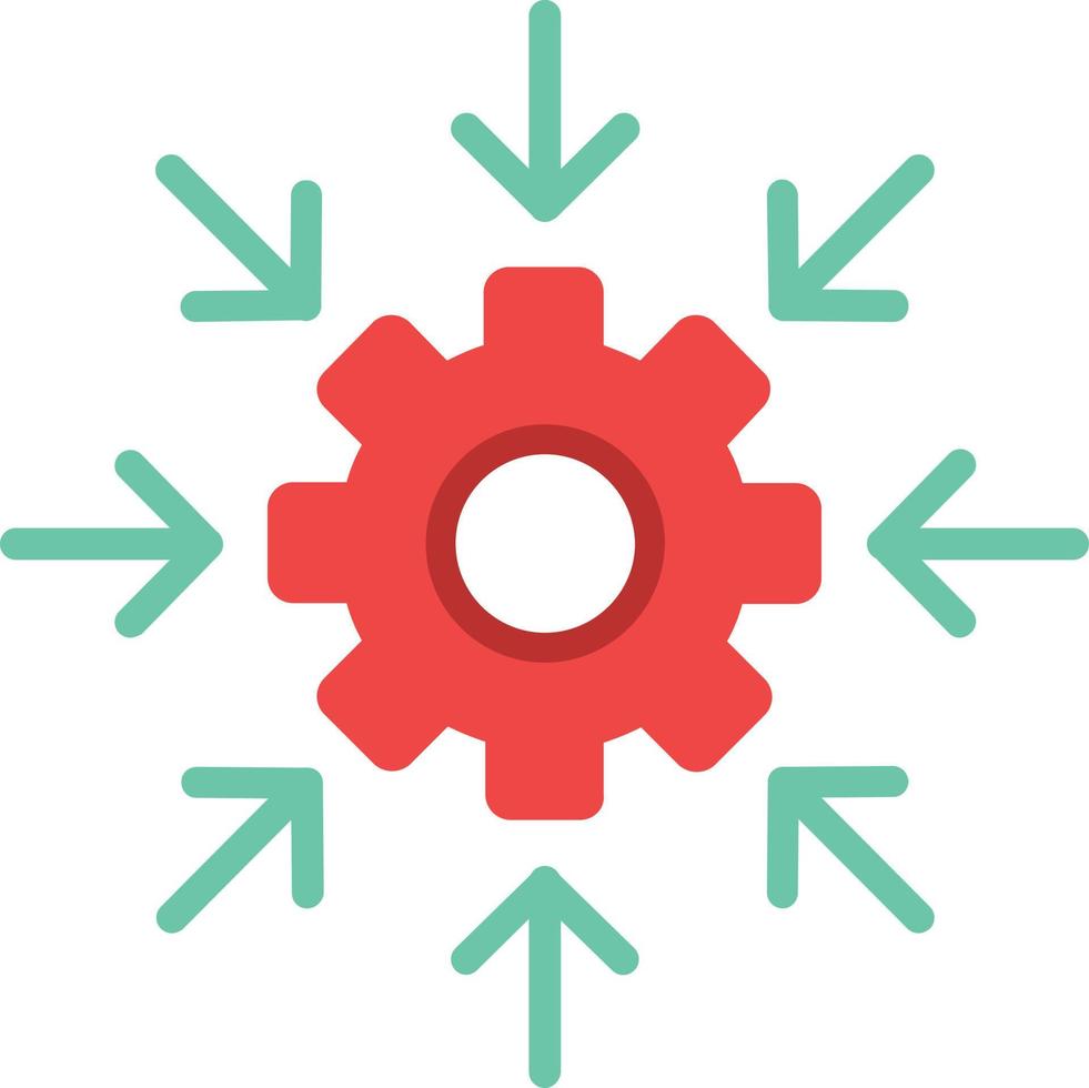 Goal Flat Icon vector