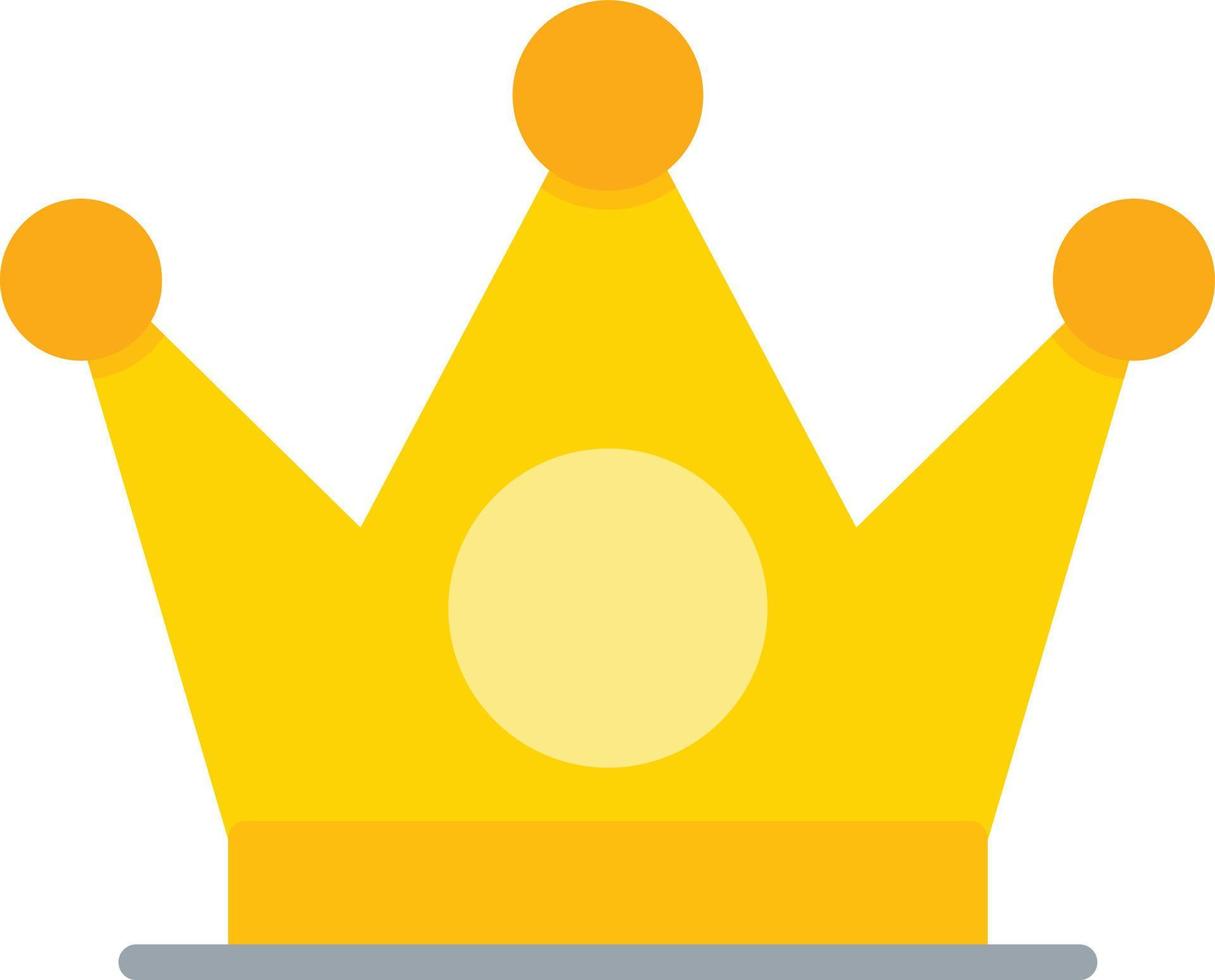Crown Flat Icon vector