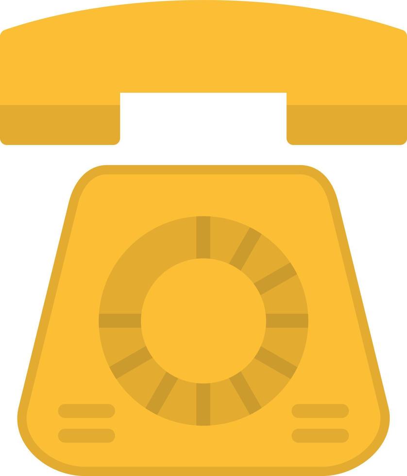 icono de telefono plano vector