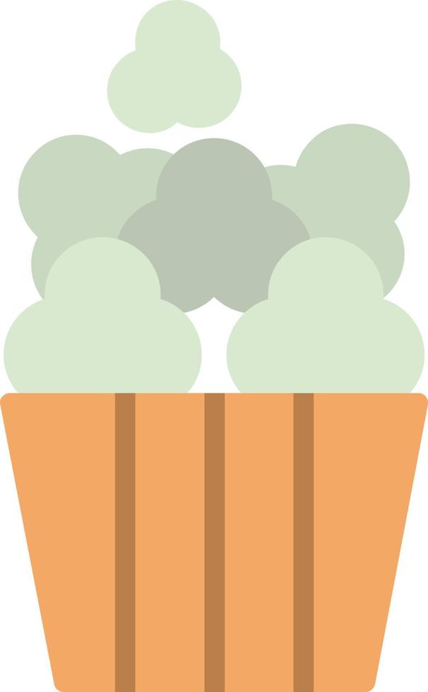 Popcorn Flat Icon vector