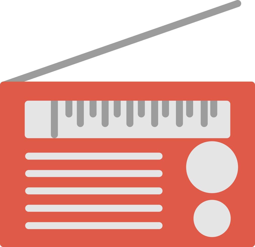 Radio Flat Icon vector