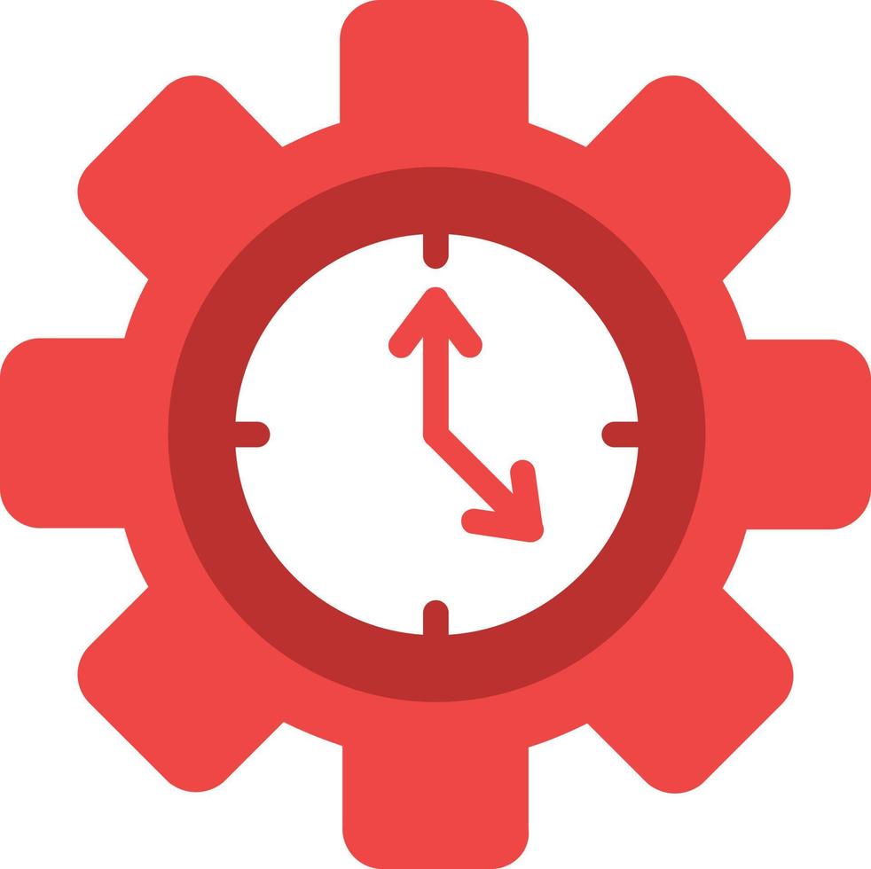 Time Management Flat Icon vector