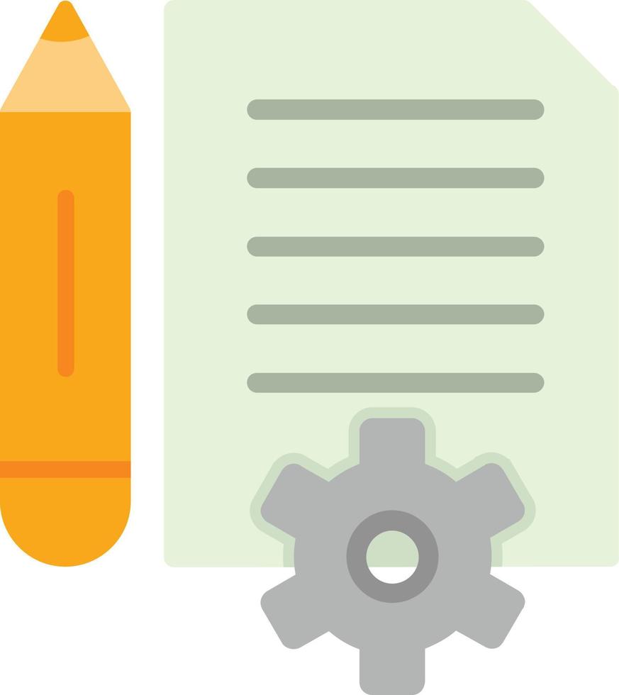 Contract Flat Icon vector
