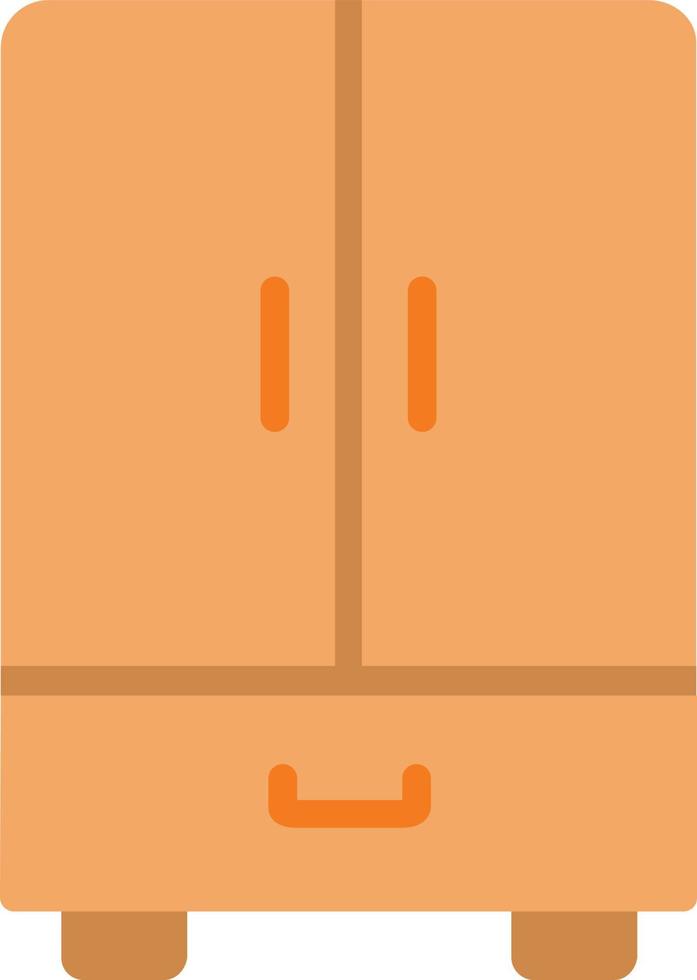 Cupboard Flat Icon vector