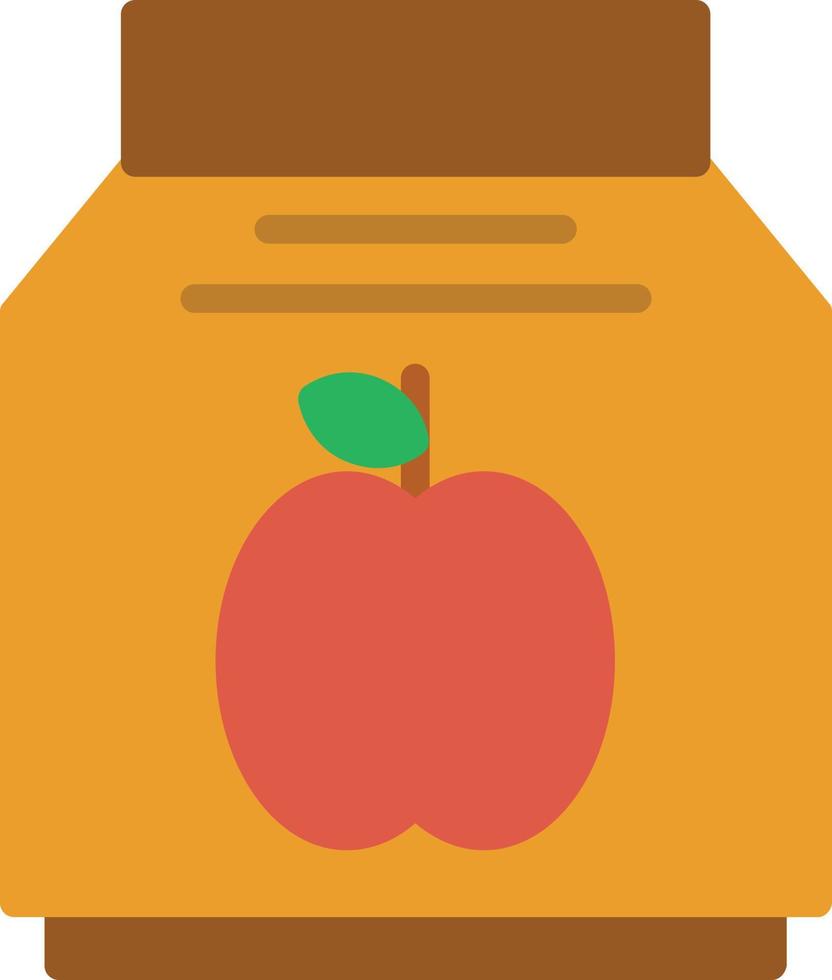 Food Package Flat Icon vector