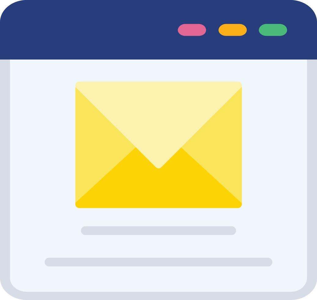 Mail Flat Icon vector