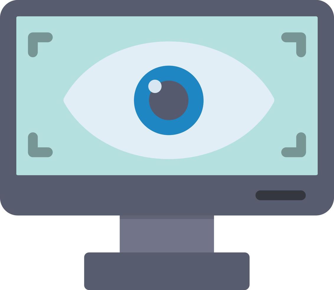 Eye Flat Icon vector