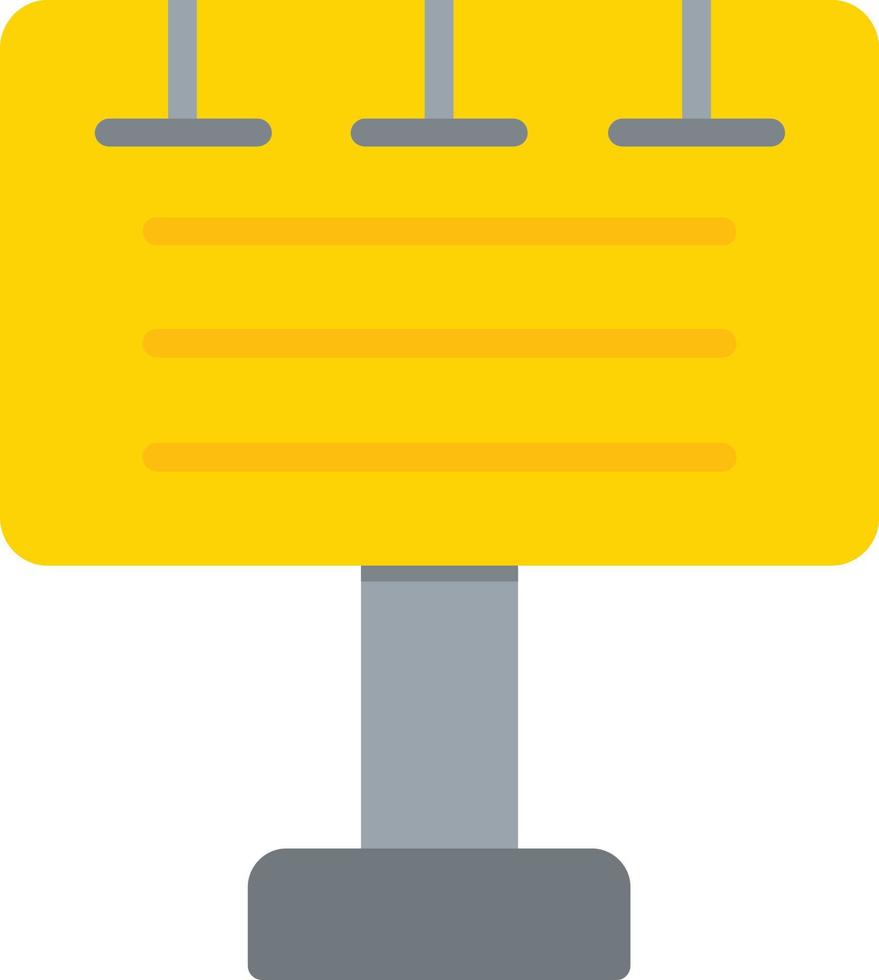Billboard Flat Icon vector