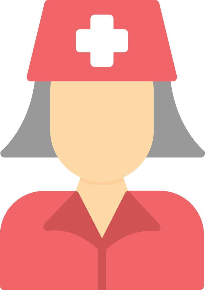 Nurse Flat Icon vector