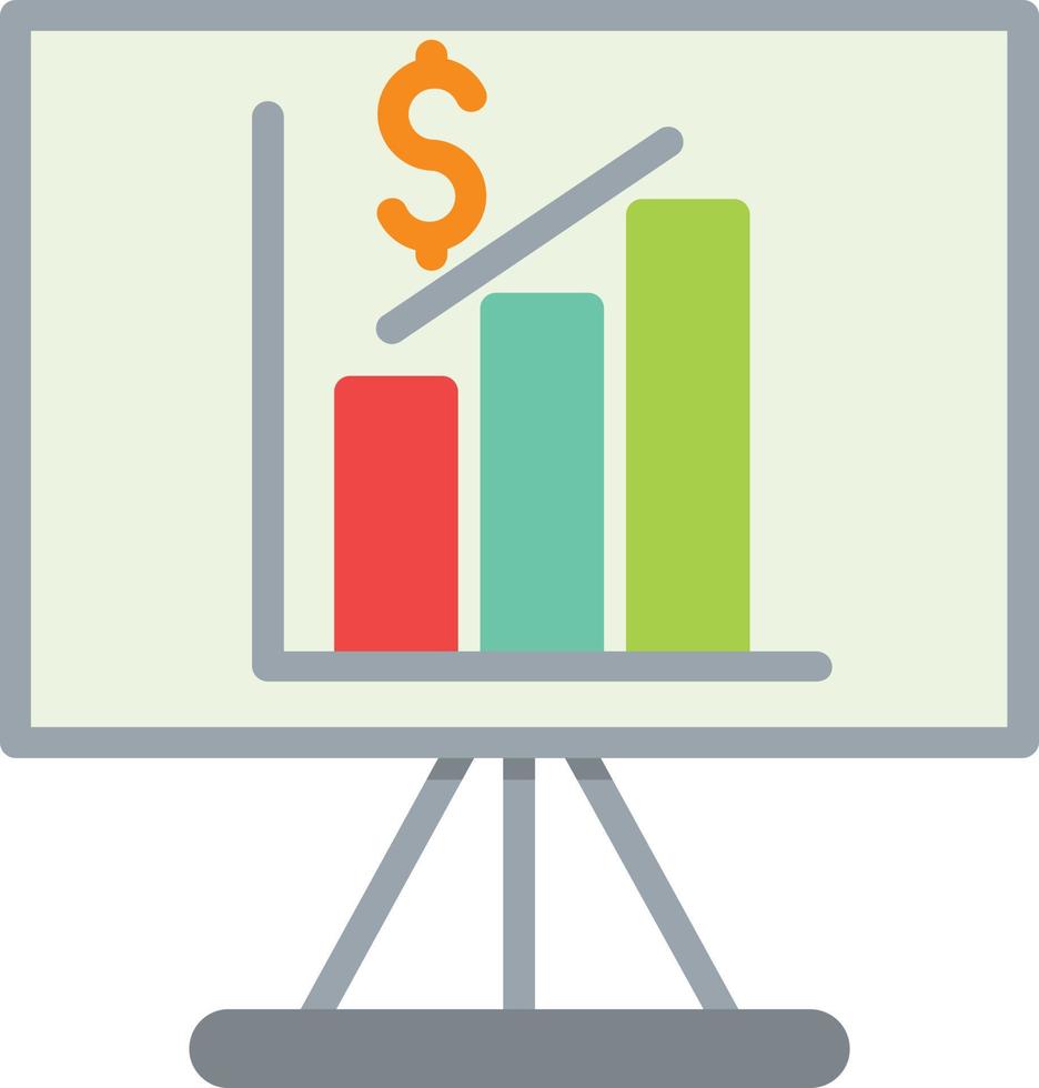 Whiteboard Flat Icon vector