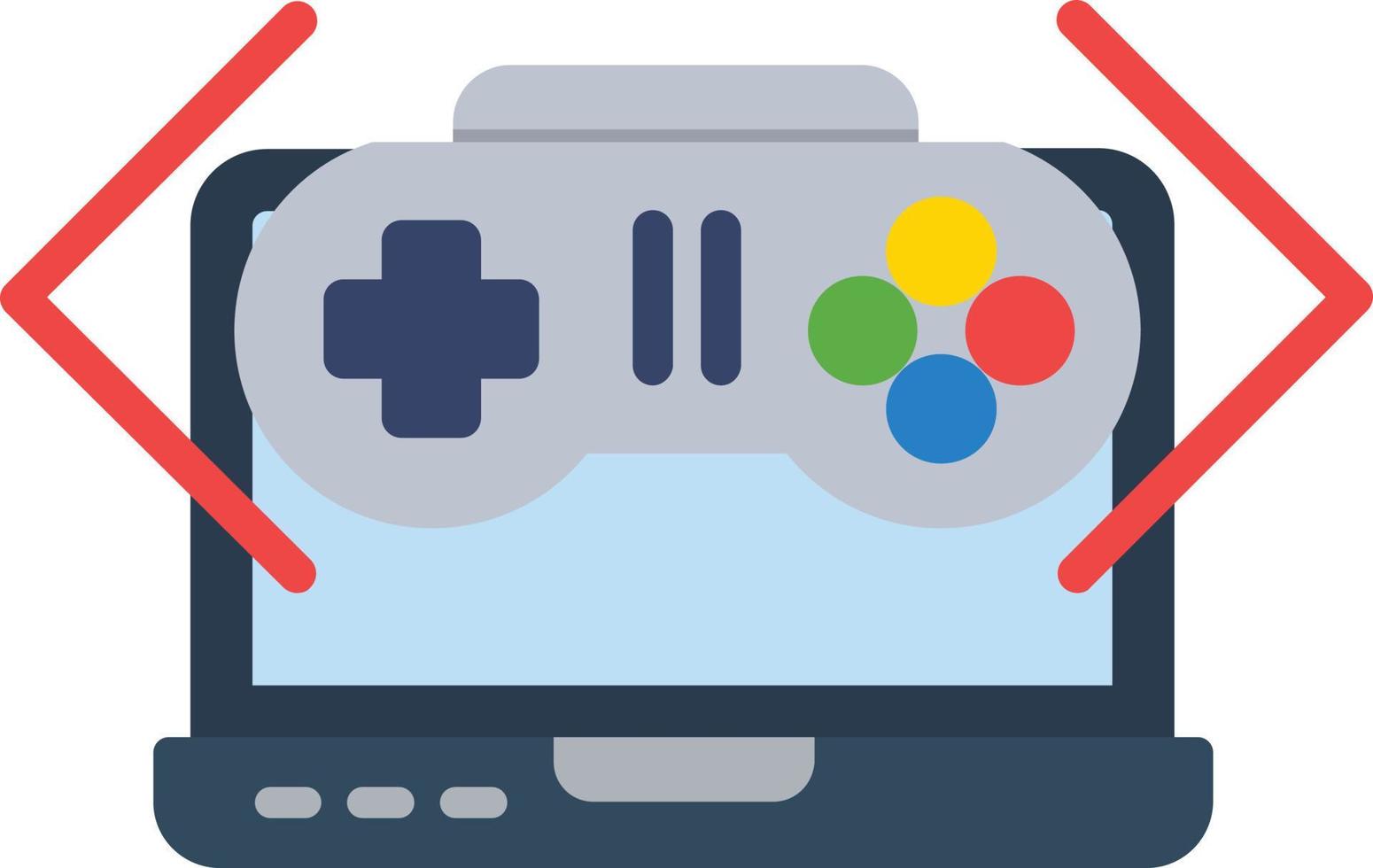 Game Development Flat Icon vector