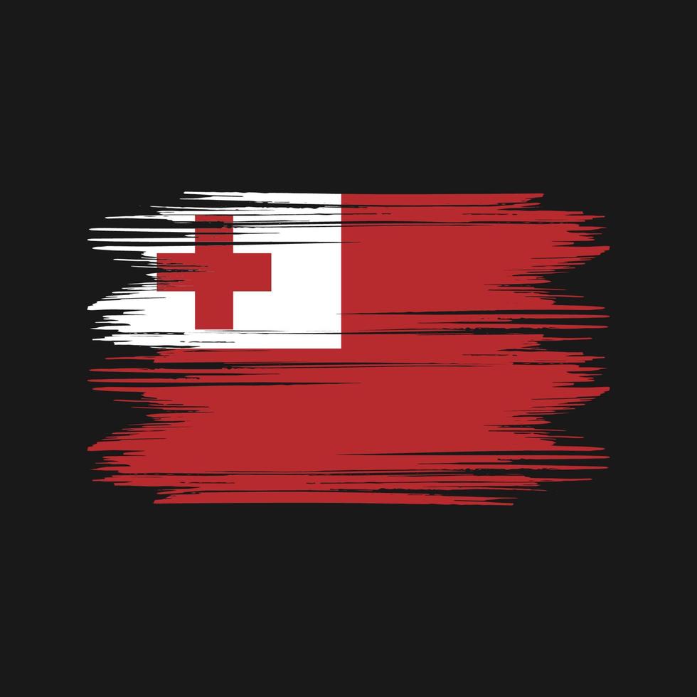 Tonga flag Design Free Vector