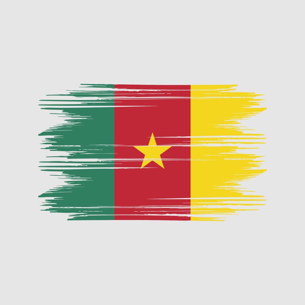 Cameroon flag Design Free Vector