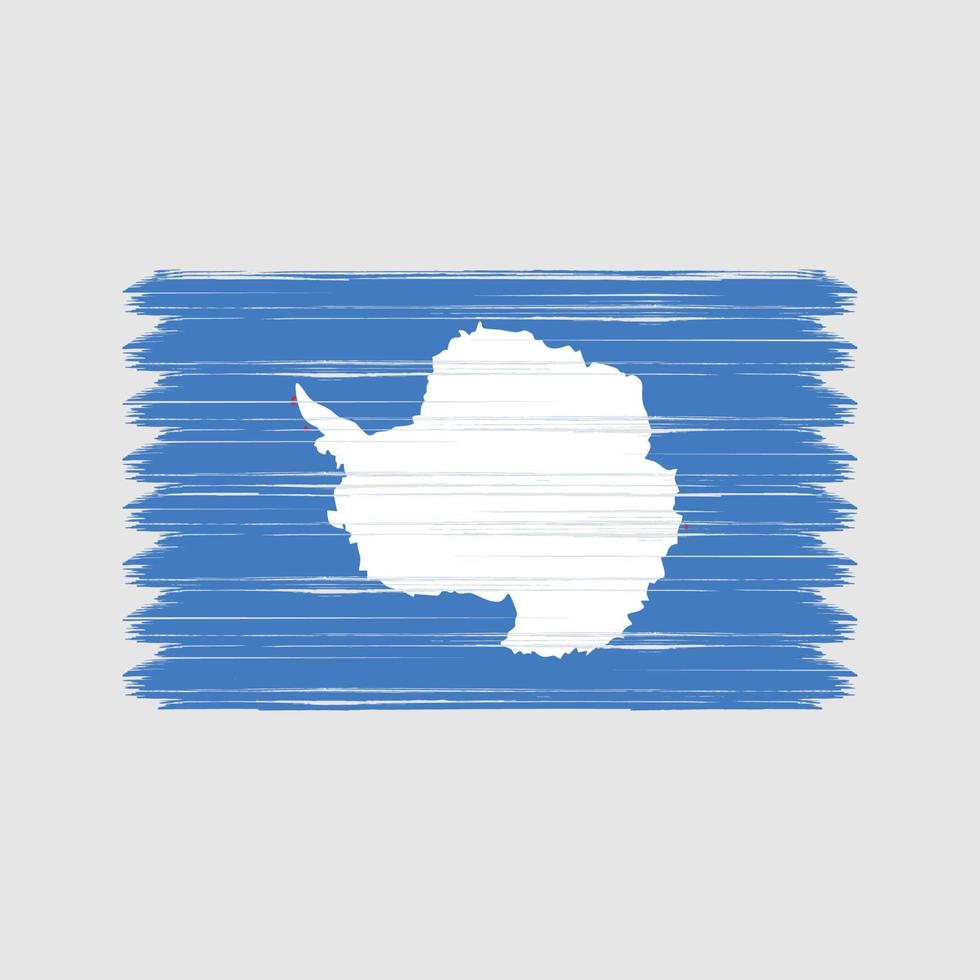 Antarctica Flag Brush Strokes. National Flag vector