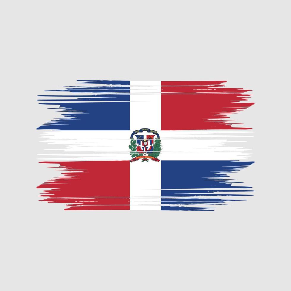 vector libre de diseño de bandera de república dominicana