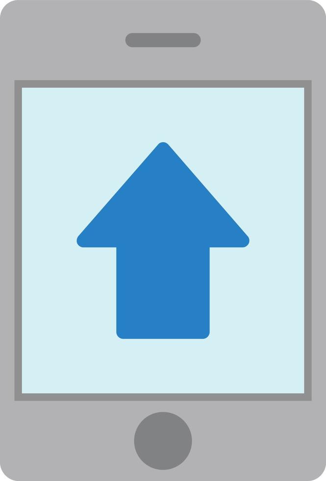 Up Arrow Flat Icon vector