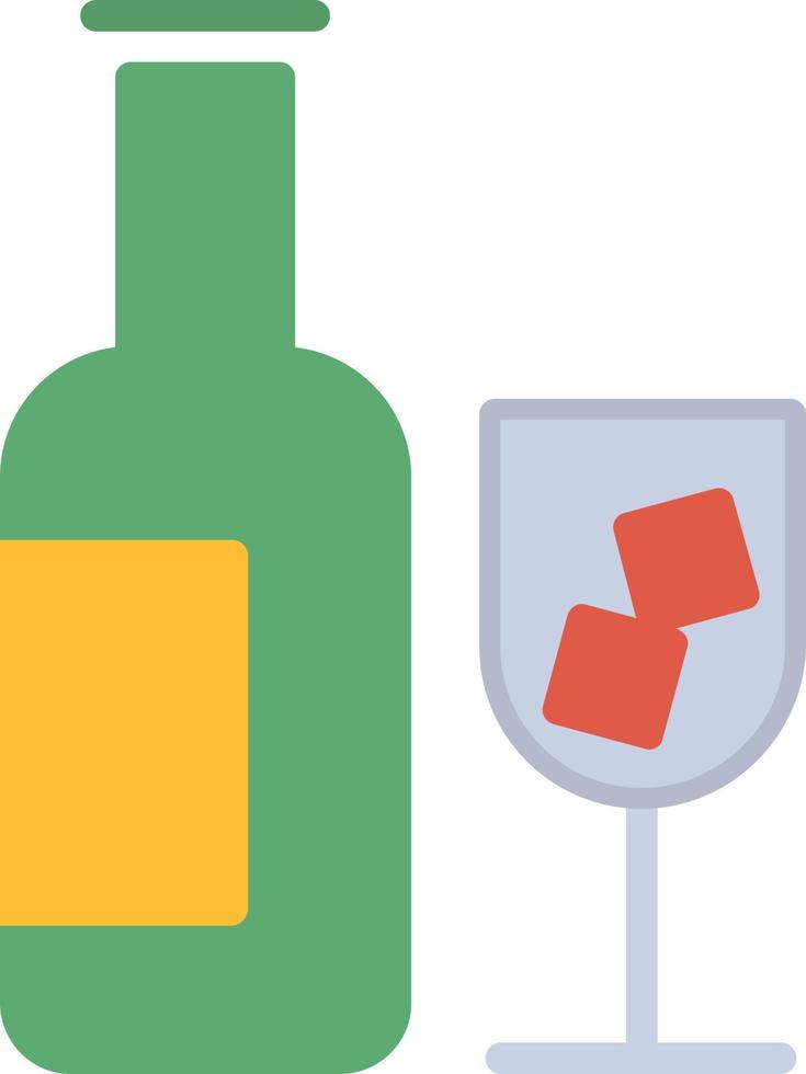 Alcohol Flat Icon vector