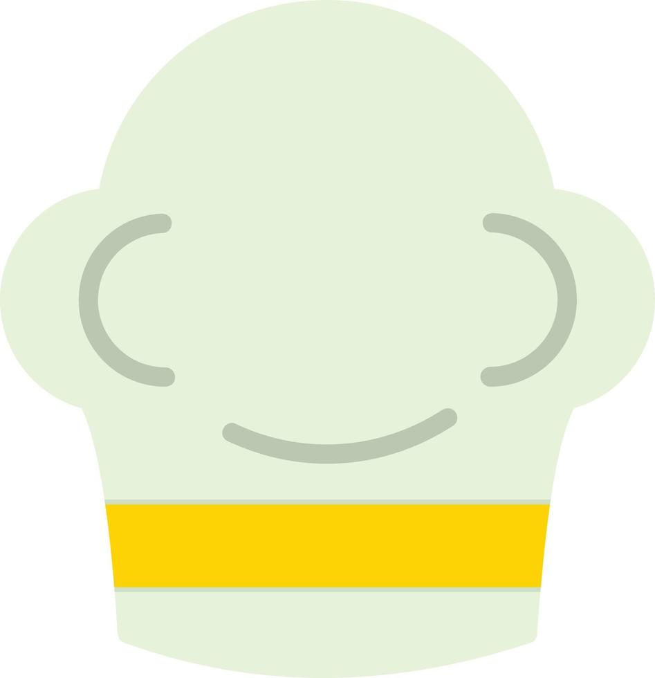 Chef Hat Flat Icon vector