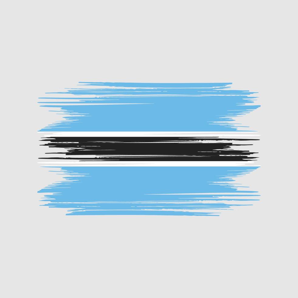 Botswana flag Design Free Vector